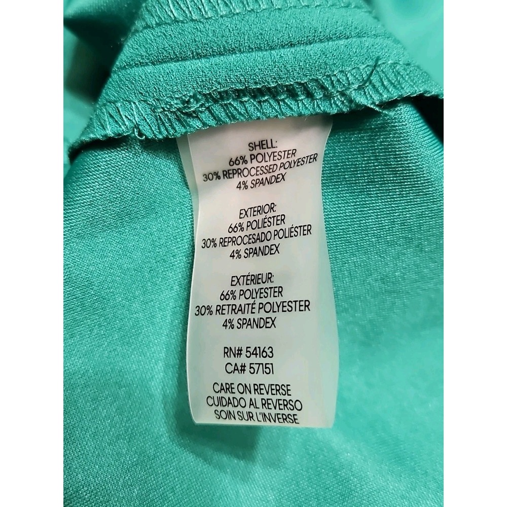 Calvin Klein Women's Green Tie Neck Sleeveless Scuba-crepe Short Shift Dress 14 - Picture 10 of 10